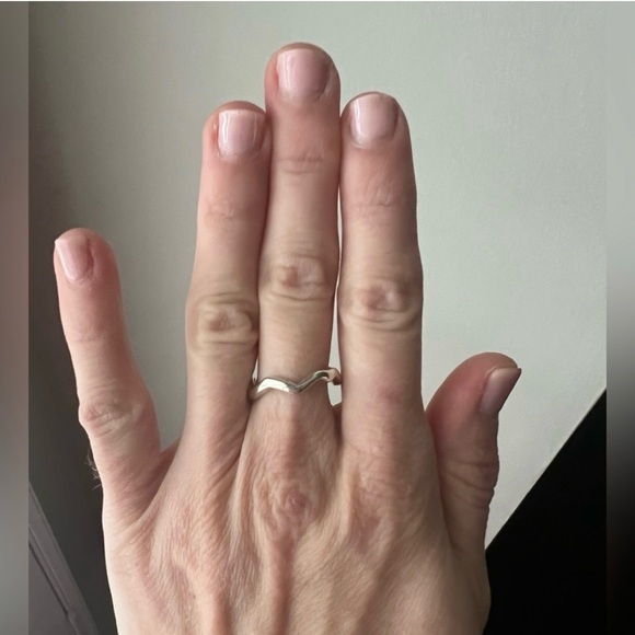 Zig zag sterling silver size 6 Tiffany look alike - Picture 1 of 2